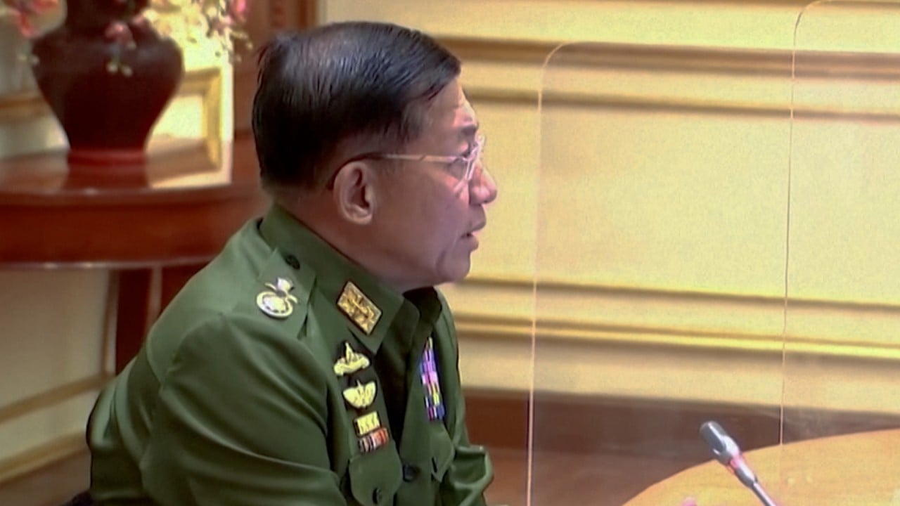 Myanmar junta leaders hold first meeting of military government the day after staging coup