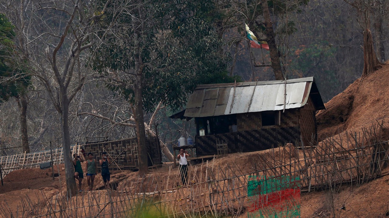 Thai villages on border anxious after Myanmar military clashes with ethnic group