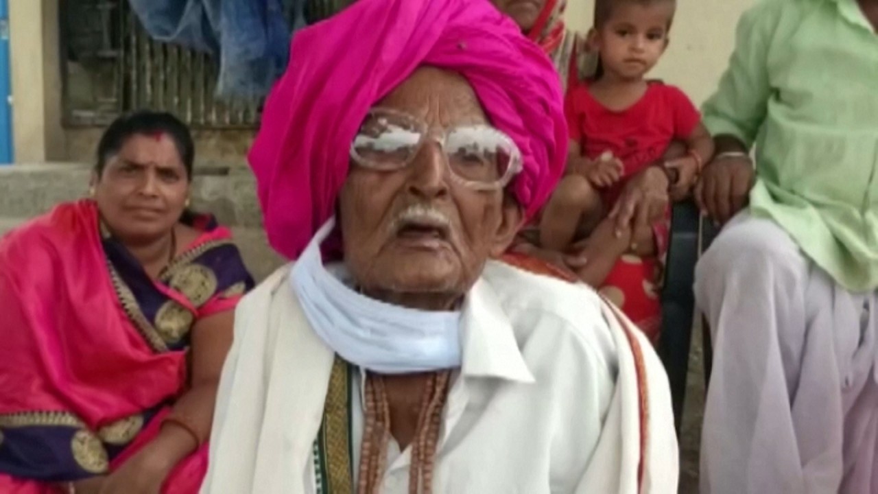 105-year-old Indian man and 95-year-old wife beat Covid-19 