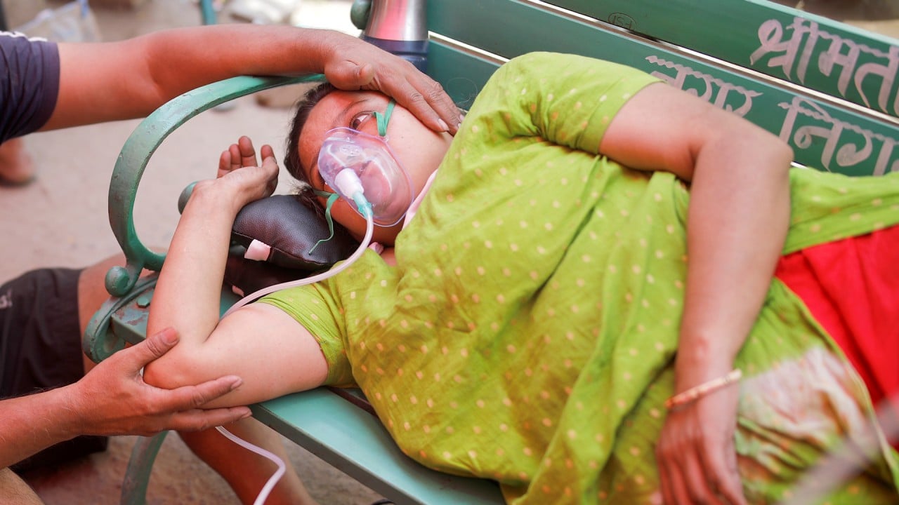 India’s oxygen crisis: Covid-19 patients rely on express trains and makeshift camps for air supply