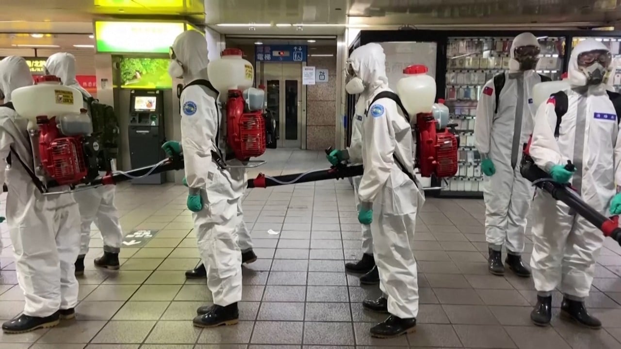 Taiwan deploys military to disinfect subway station after Covid-19 cases surge