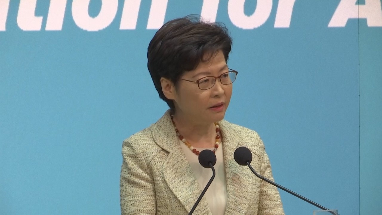 Hong Kong leader Carrie Lam emphasises national security law as Tiananmen anniversary nears