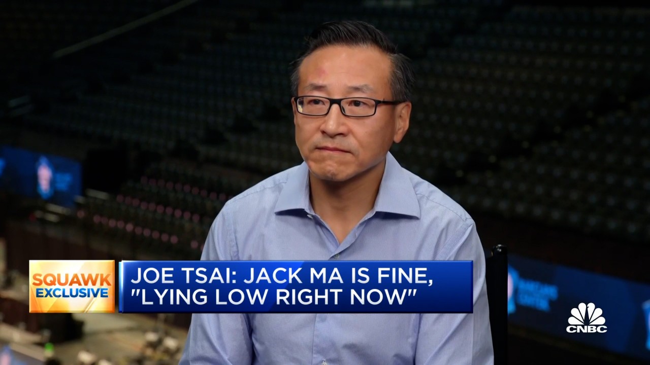 Alibaba co-founder Joe Tsai: Jack Ma is fine and ‘lying low right now’