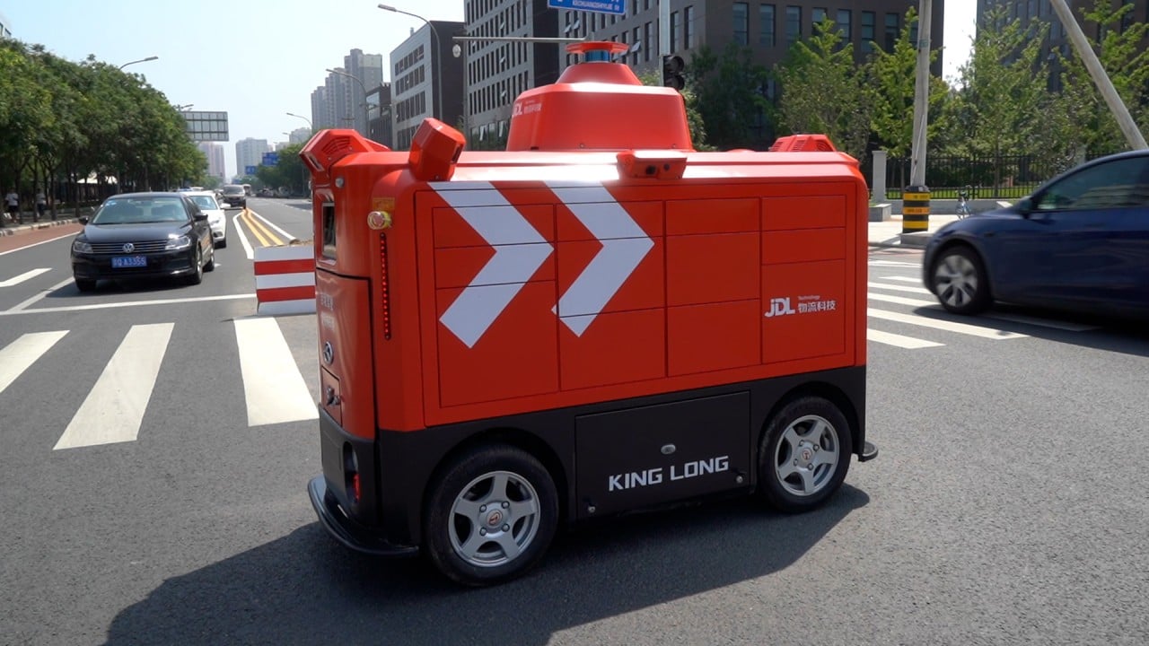 Chinese smart van system provides seamless automated delivery service