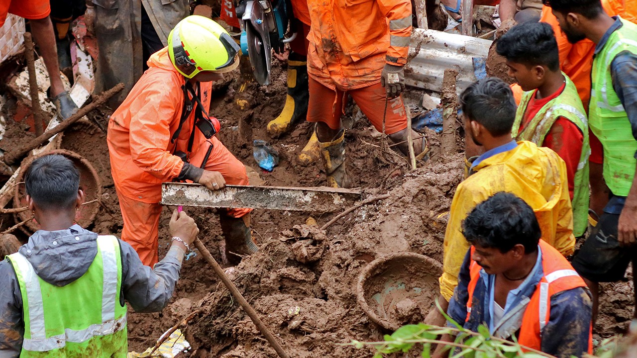 Monsoon rains trigger deadly landslides, disrupt traffic and water supplies in Mumbai