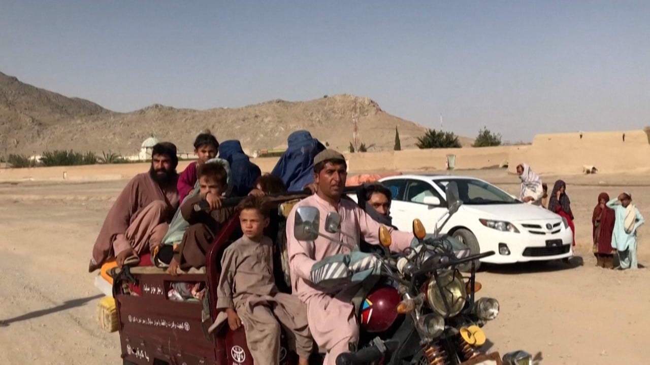 Thousands of Afghans flee as UN warns of 'unprecedented' civilian deaths from Taliban offensives