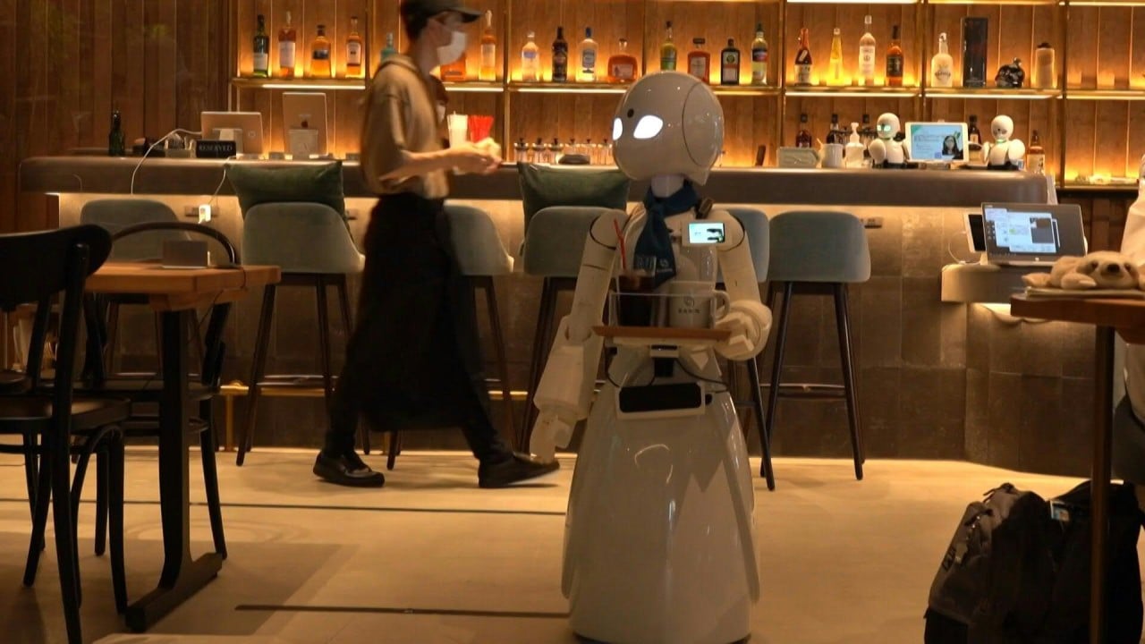 Disabled people in Japan control cafe robots from the comfort of their own homes