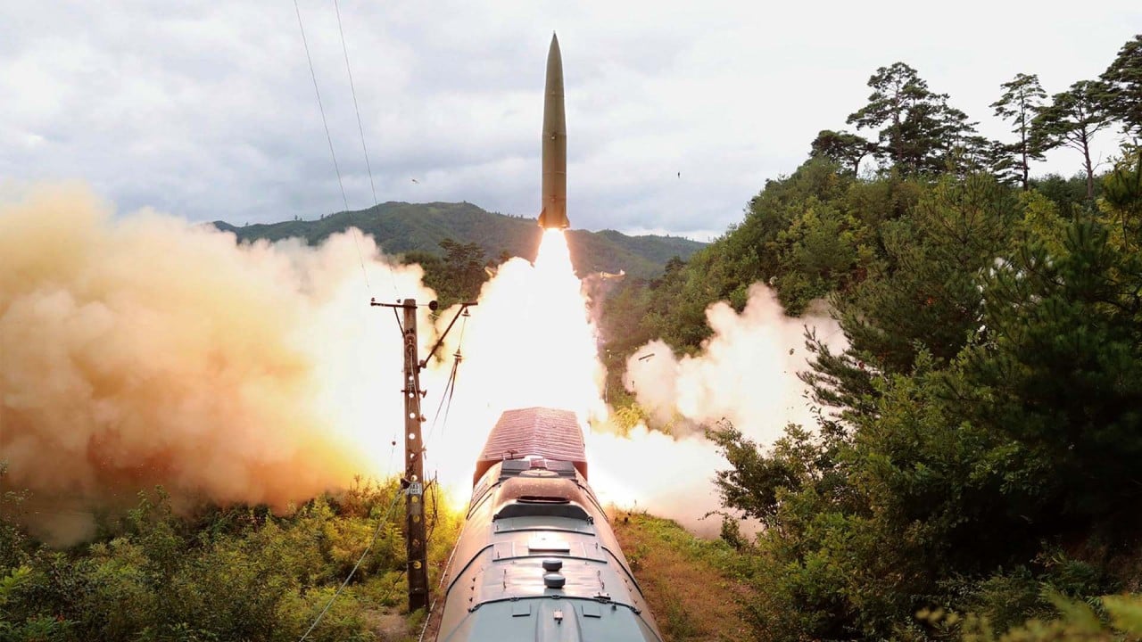 North Korea’s test launch of railway-borne missile sparks international alarm