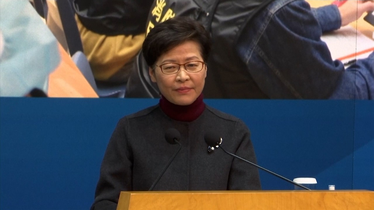 Carrie Lam defends imposition of tough Covid-19 rules as Hong Kong fights record case numbers