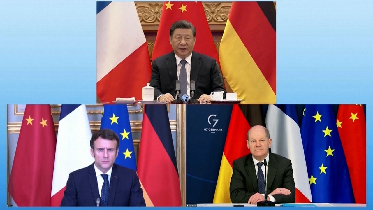 Sanctions on Russia will dampen global economy, Xi tells French and German leaders