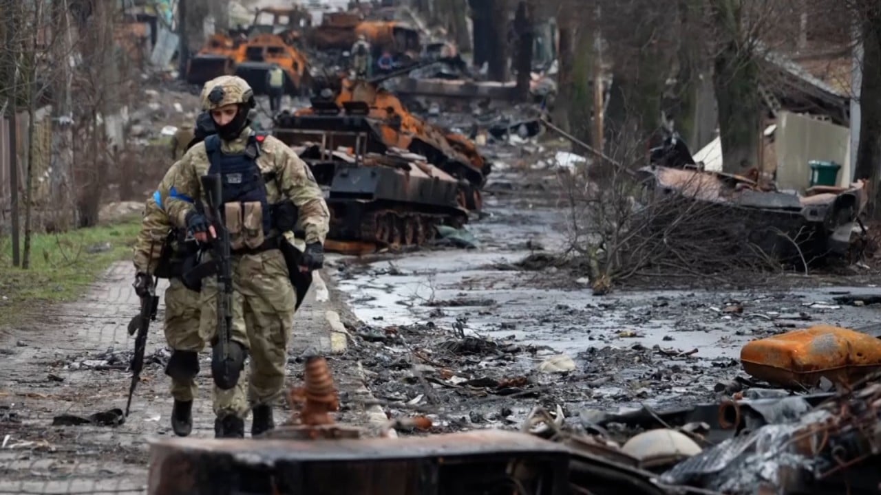Russian troops accused of war crimes after mass graves found in Bucha near Ukrainian capital