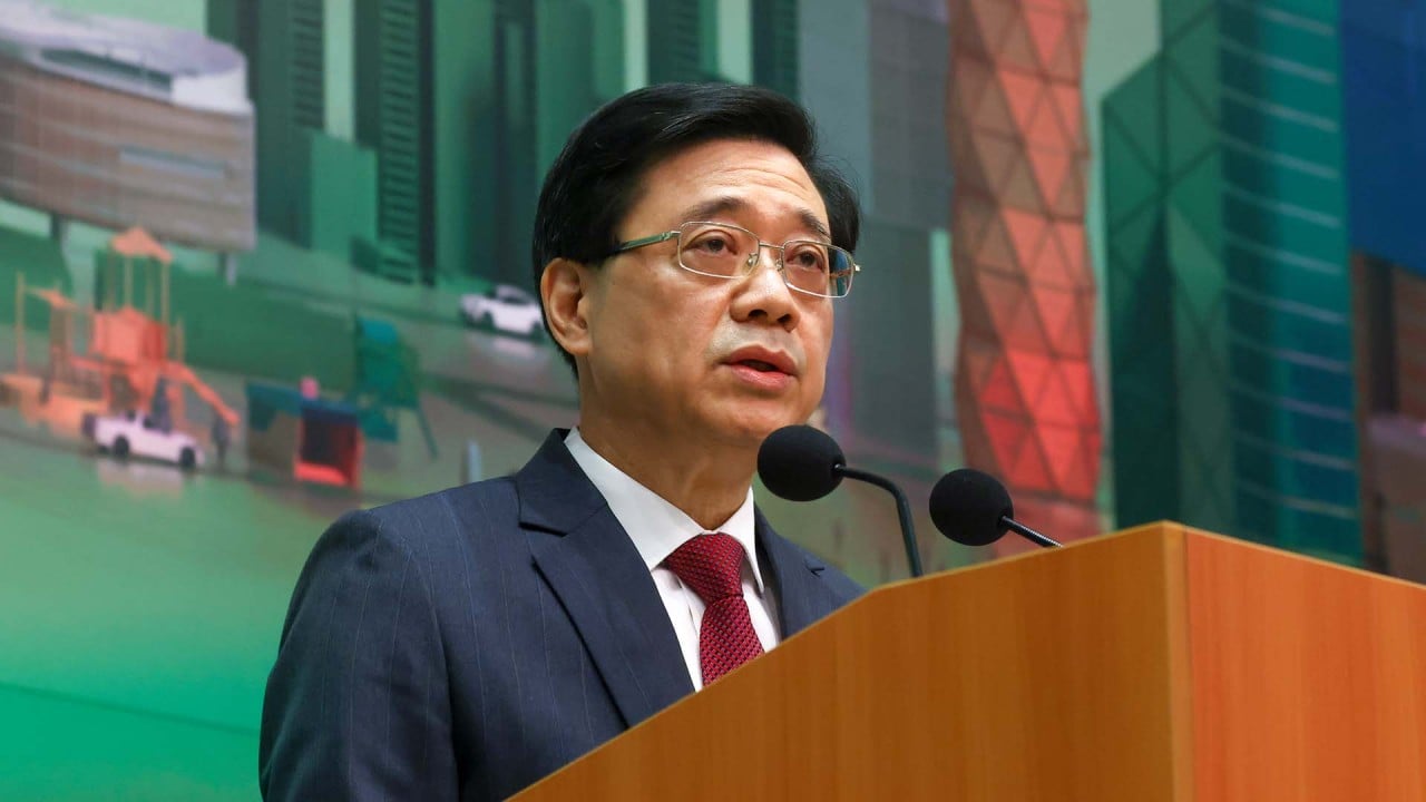 Hong Kong’s No 2 official John Lee declares bid to become city’s next leader