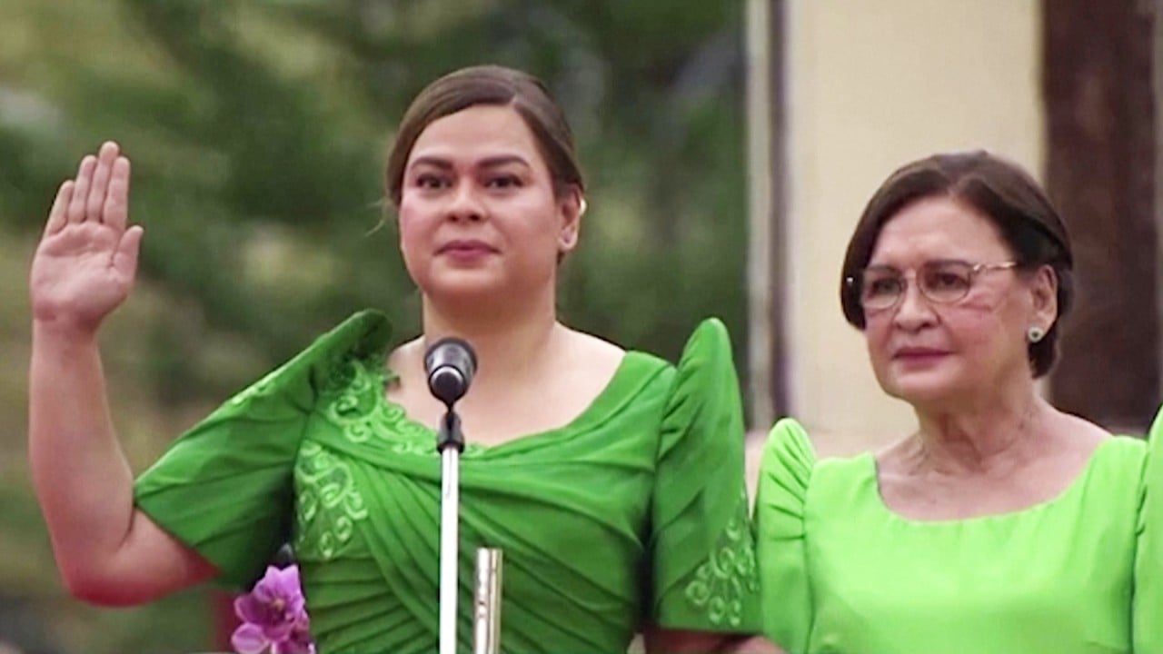 Sara Duterte sworn in early as vice-president of the Philippines