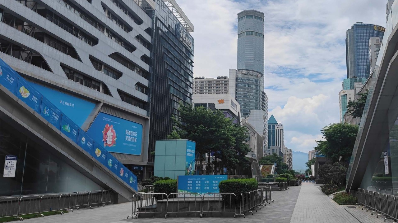 SHENZHEN, CHINA - CIRCA NOVEMBER, 2019: interior shot of MLB store