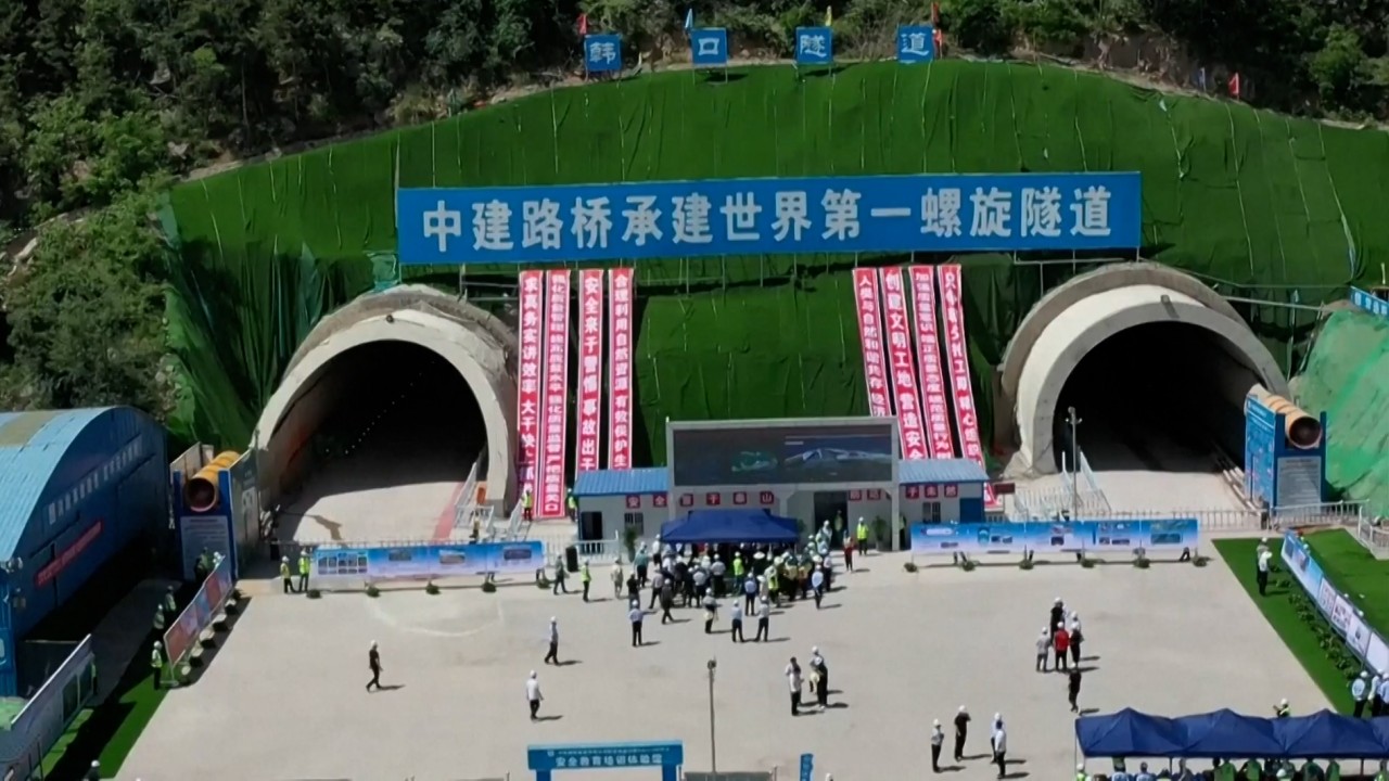 World’s longest spiral tunnel with three loops nears completion in China