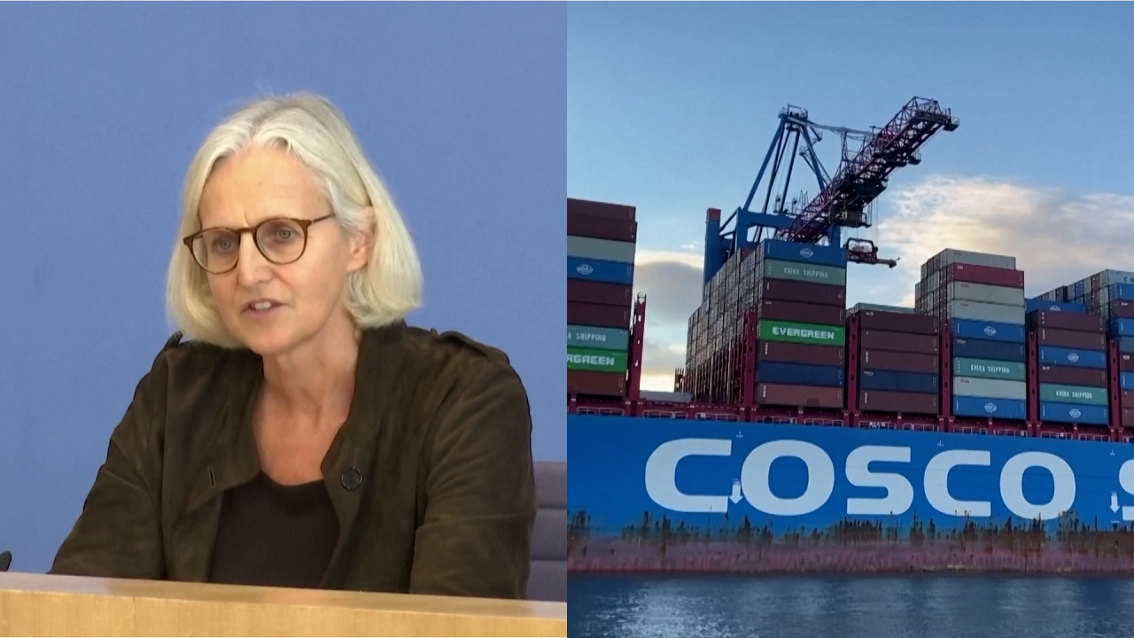 China-owned shipping giant gets toehold in German port with controversial deal