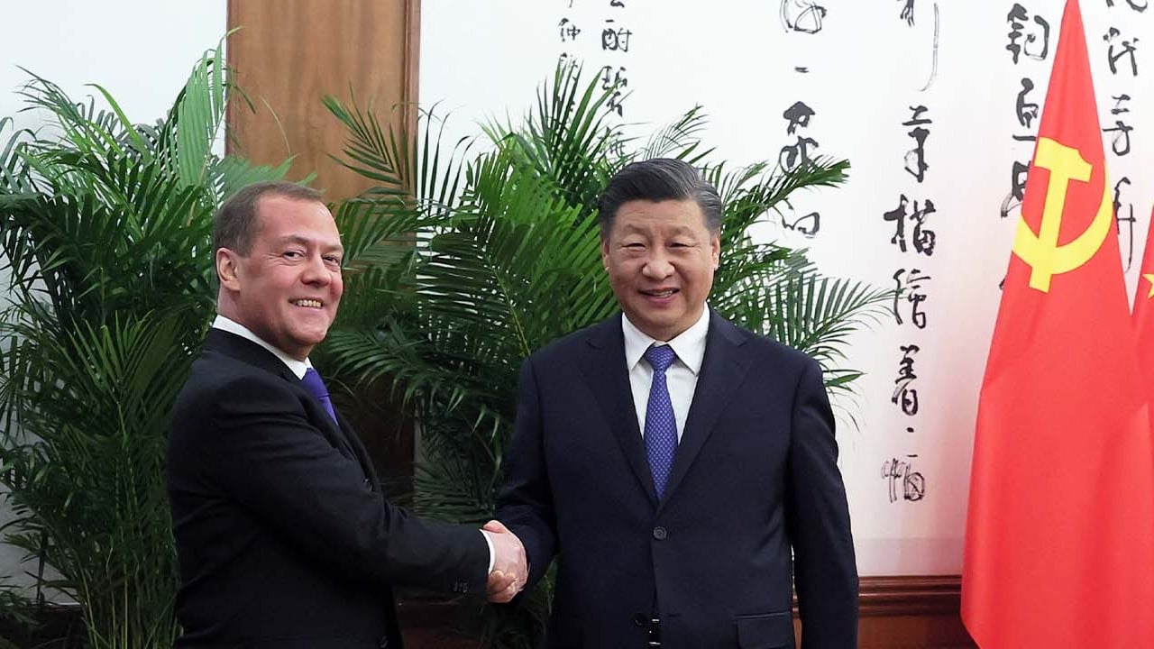 Russia’s Medvedev makes surprise visit to Beijing, China’s Xi Jinping says China willing to mediate 