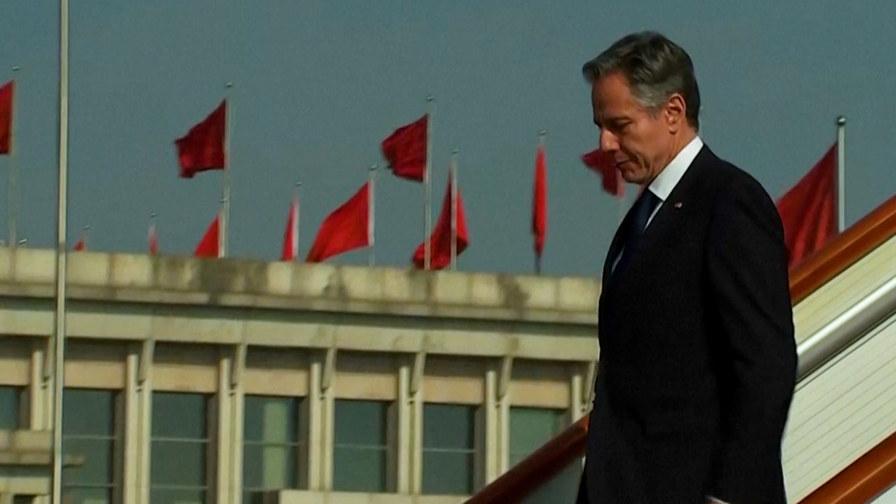 Antony Blinken arrives in Beijing for long-awaited two-day visit