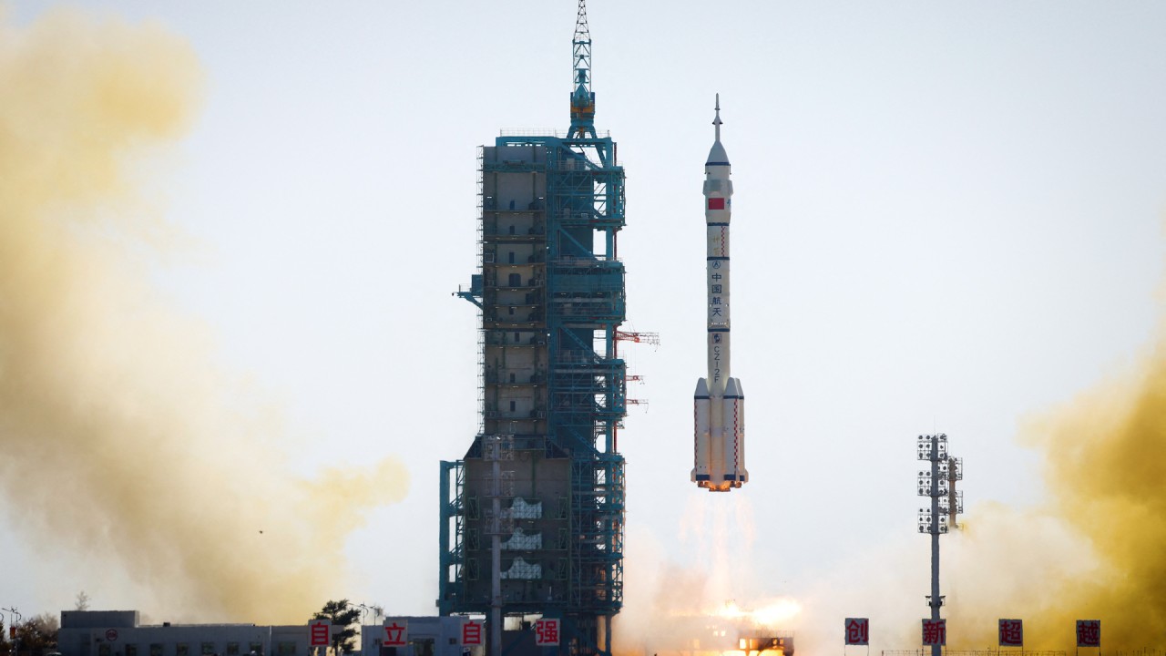 China launches 12th manned space mission with Shenzhou 17 crew en route to  Tiangong space station