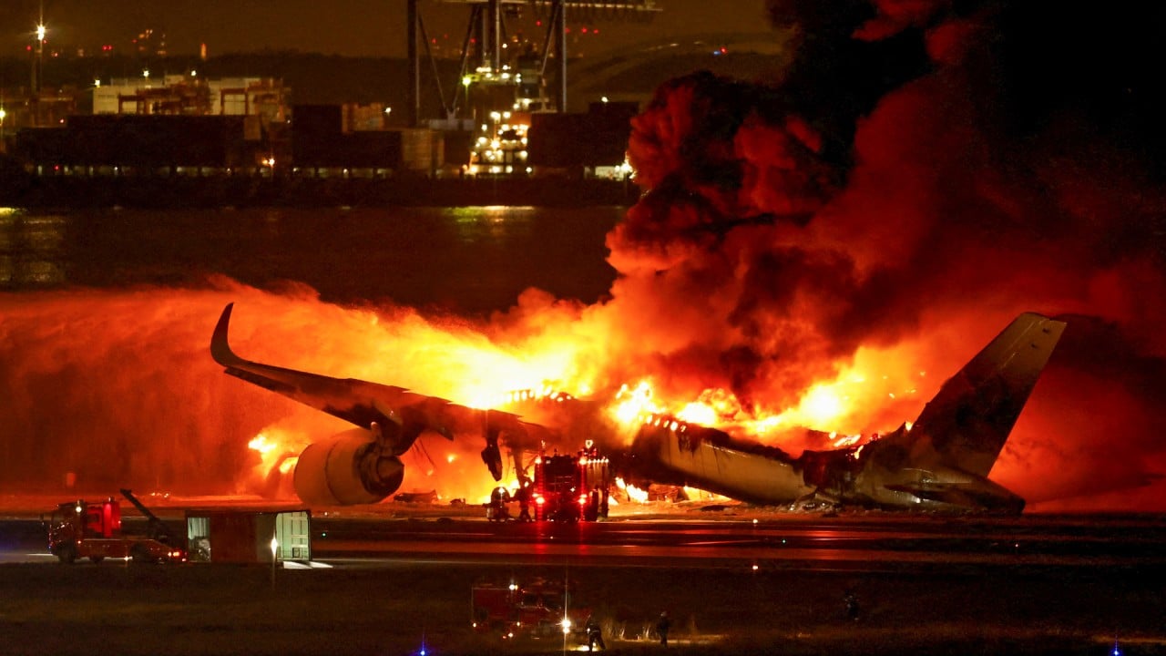 El accidente de Japan Airlines pone de relieve la capacidad de los aviones fabricados con compuestos de carbono para resistir incendios