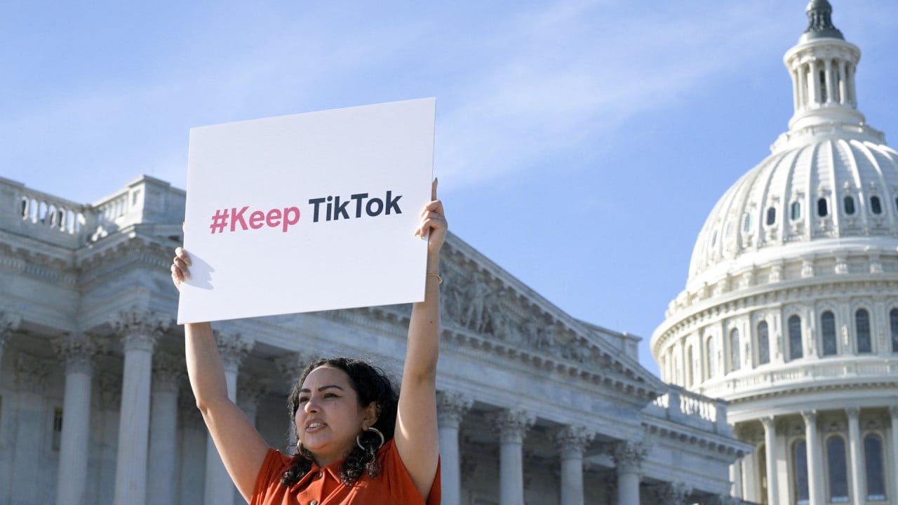 Protests at US Congress after House passes bill that could potentially ban TikTok nationwide