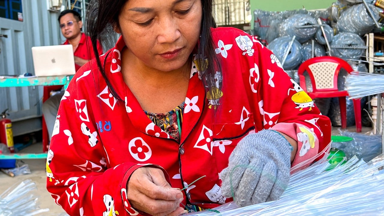 Trash to treasure: Cambodia’s plastic bottle brooms