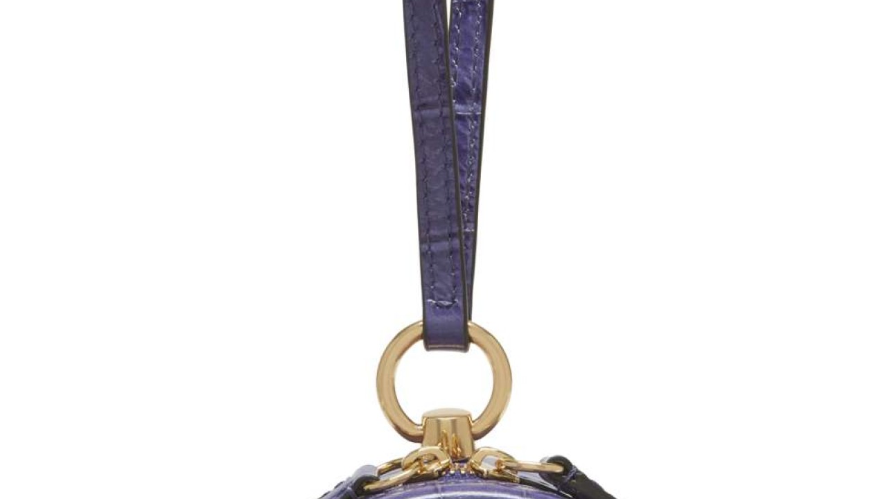 Louis Vuitton Bag Charm and Key Holder Monogram Giant Lilac in