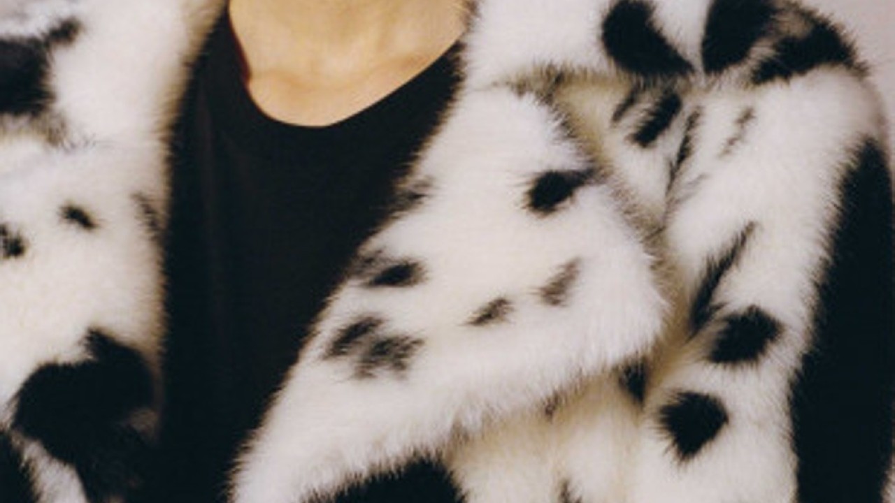 Fake dalmatian discount fur coat