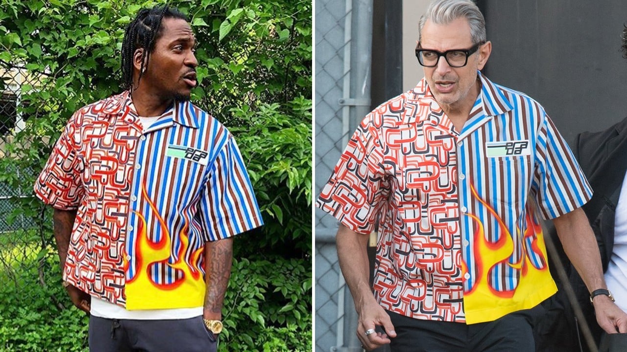 Prada flame shirt new arrivals