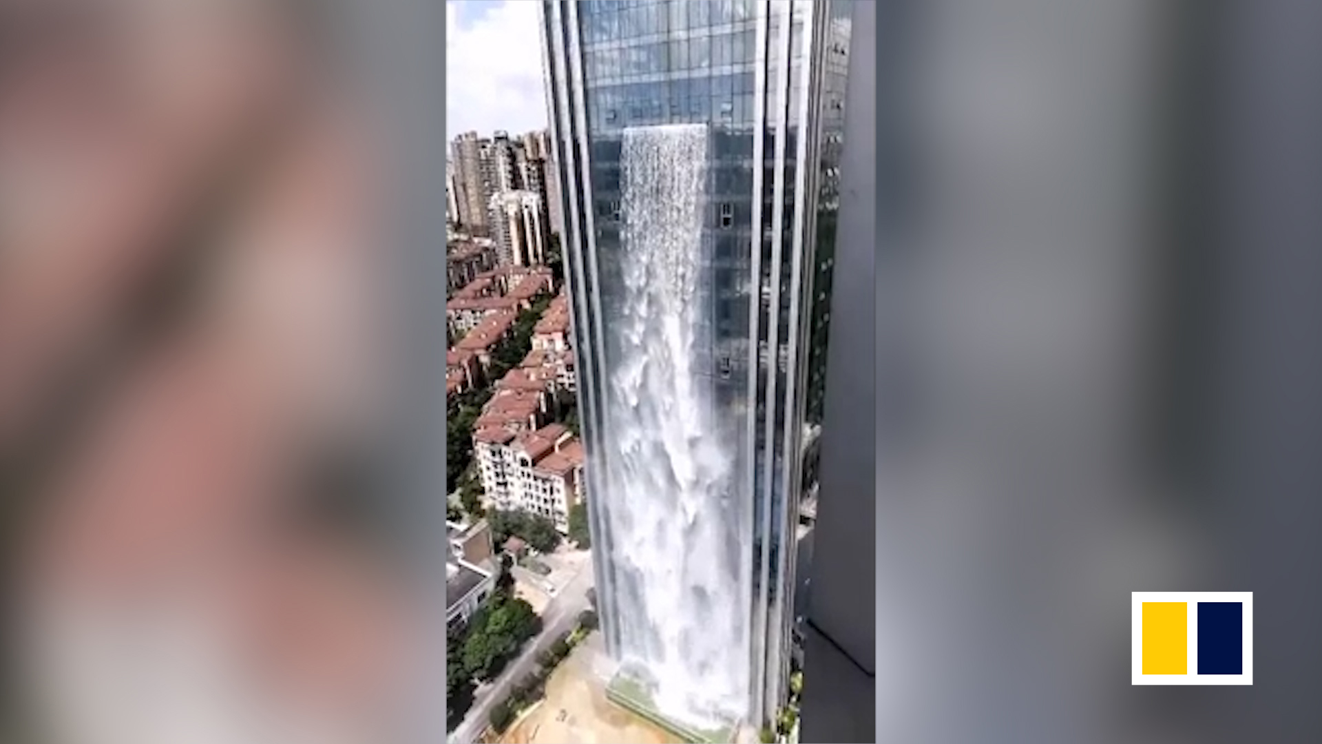 China’s huge man-made waterfall doesn’t come cheap